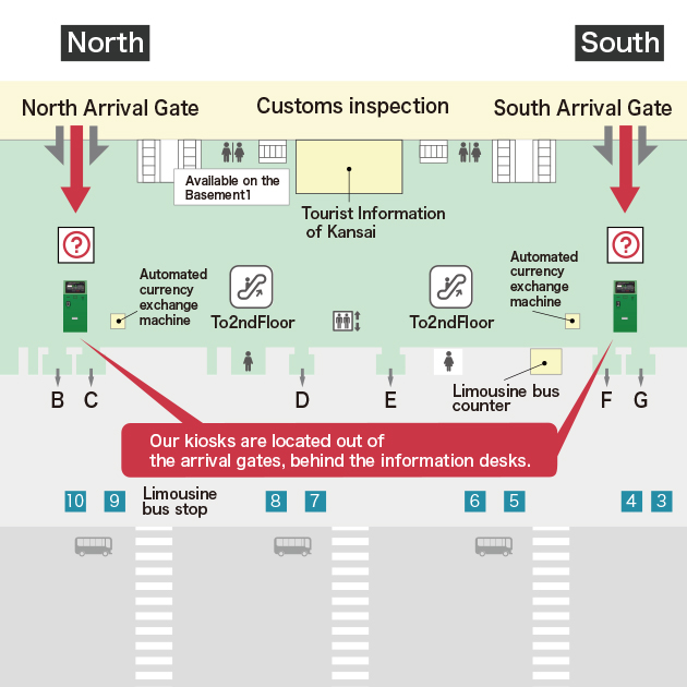 Kansai International Airport Map